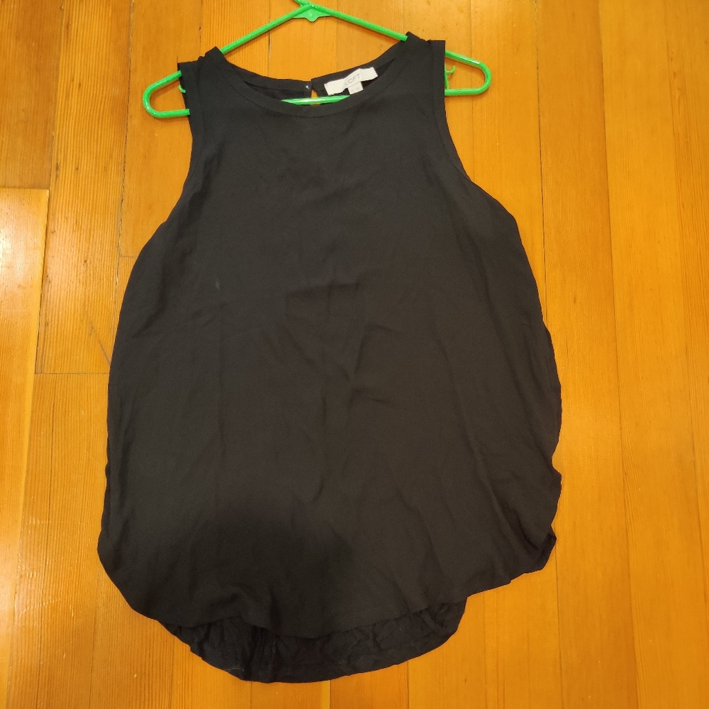 LOFT maternity tank, black, size small - business casual
